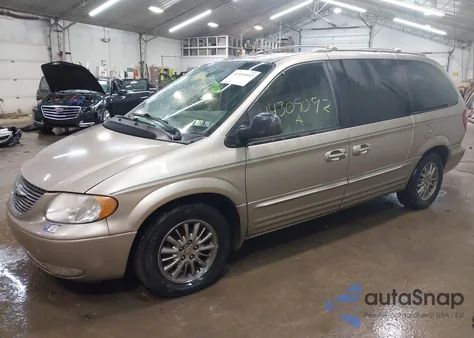 2002 Chrysler Town & Country Limited z USA, uszkodzony, nr VIN 2C8GP64L92R557904